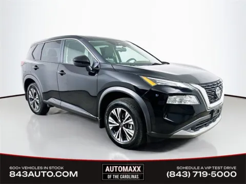 Black 2022 Nissan Rogue SV for sale in Summerville, SC
