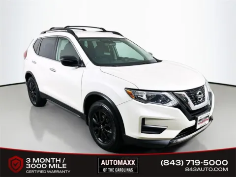 White 2017 Nissan Rogue SV for sale in Summerville, SC