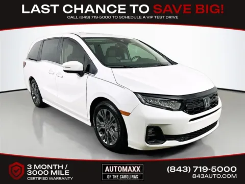 White 2025 Honda Odyssey Touring for sale in Summerville, SC