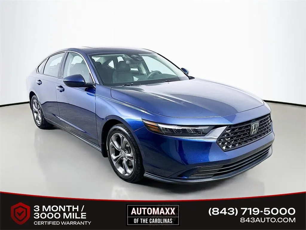 Blue 2024 Honda Accord EX for sale in Summerville, SC