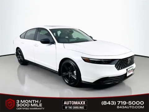 White 2025 Honda Accord Hybrid Sport-L for sale in Summerville, SC
