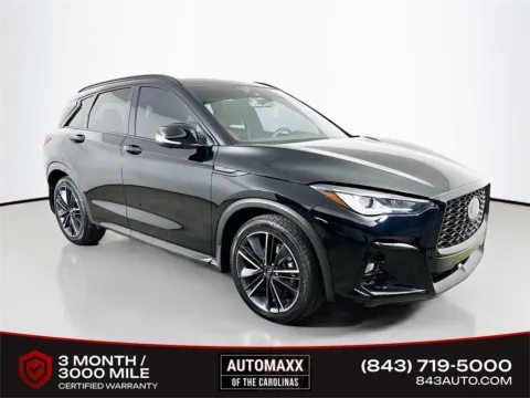 Black 2025 INFINITI QX50 SPORT for sale in Summerville, SC