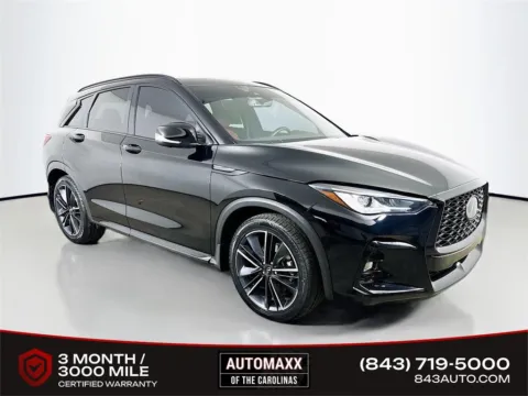 Black 2025 INFINITI QX50 SPORT for sale in Summerville, SC