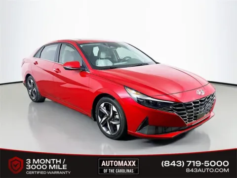 Red 2022 Hyundai Elantra Limited for sale in Summerville, SC
