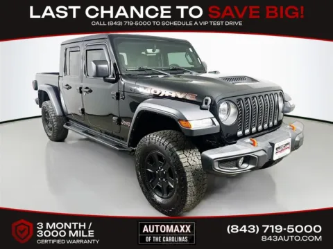 Black 2022 Jeep Gladiator Mojave for sale in Summerville, SC