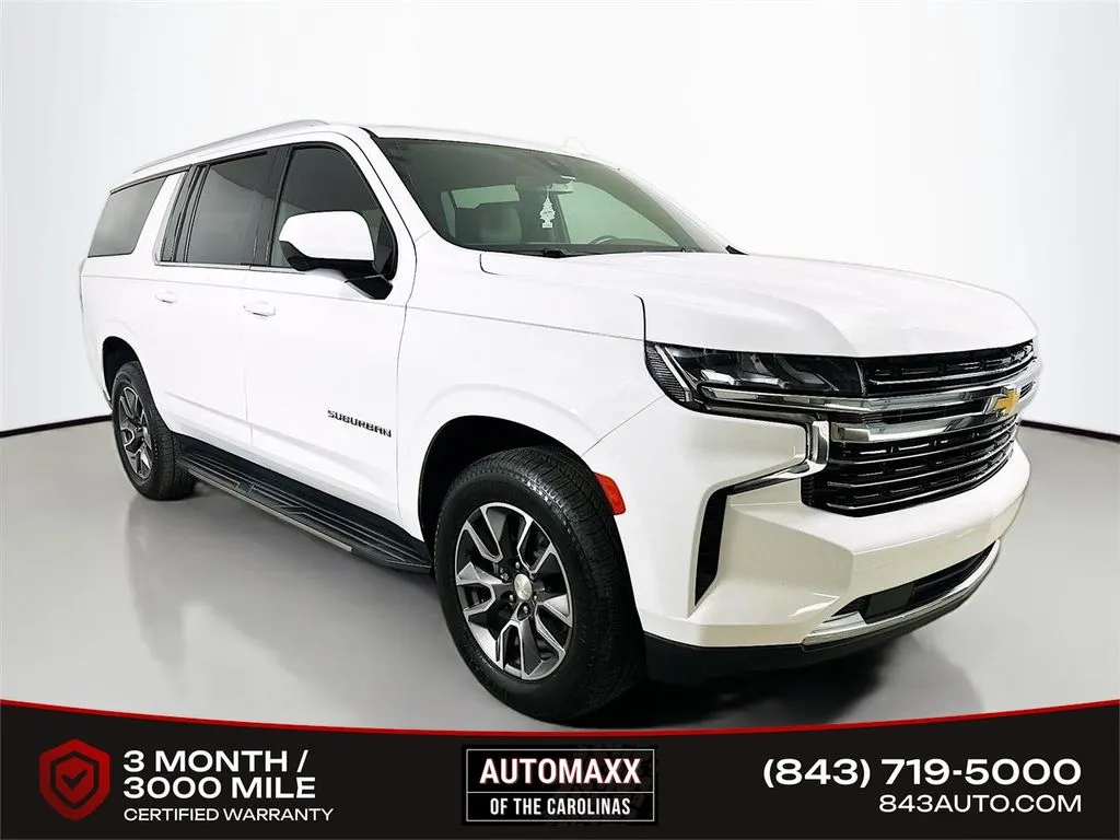 White 2021 Chevrolet Suburban LT for sale in Summerville, SC