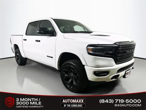 White 2023 Ram 1500 Limited for sale in Summerville, SC