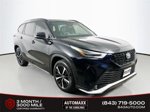 Black 2021 Toyota Highlander XSE for sale in Summerville, SC