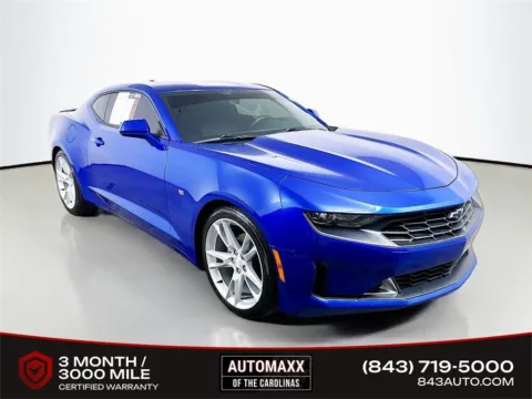 Blue 2019 Chevrolet Camaro 1LT for sale in Summerville, SC
