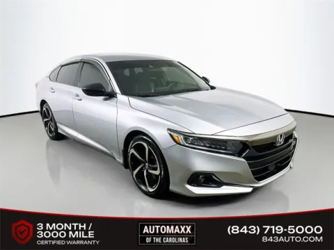 Silver 2021 Honda Accord Sport for sale in Summerville, SC