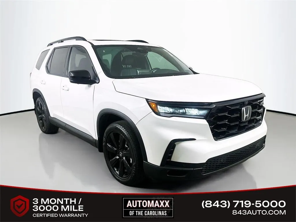White 2025 Honda Pilot Black Edition for sale in Summerville, SC