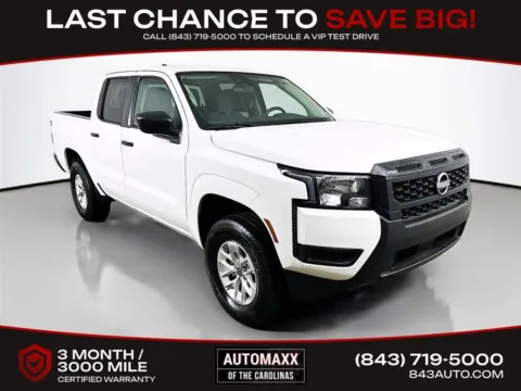 White 2025 Nissan Frontier S for sale in Summerville, SC
