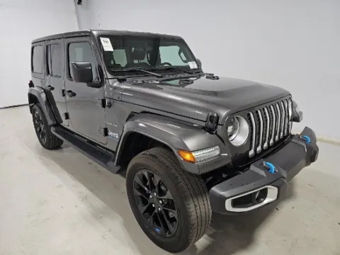 Gray 2023 Jeep Wrangler Sahara 4xe for sale in Summerville, SC