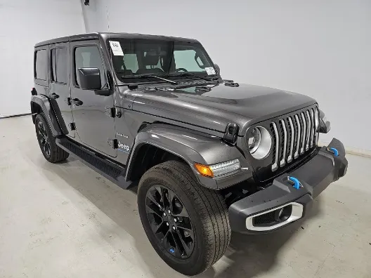 Gray 2023 Jeep Wrangler Sahara 4xe for sale in Summerville, SC