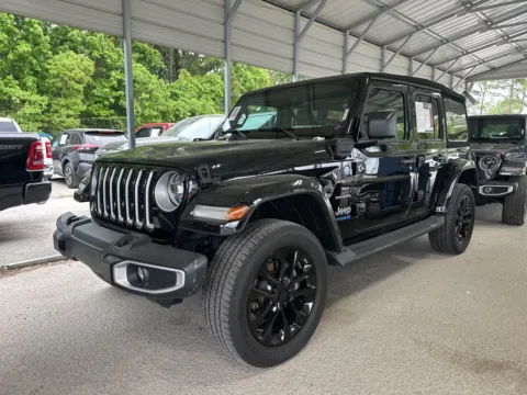 Black 2021 Jeep Wrangler Unlimited Sahara 4xe for sale in Summerville, SC