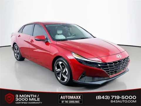 Red 2023 Hyundai Elantra Limited for sale in Summerville, SC