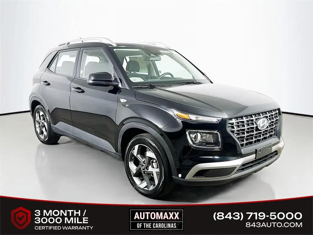 Black 2025 Hyundai Venue SEL for sale in Summerville, SC