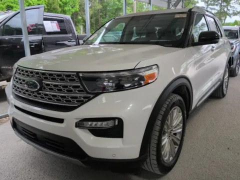 White 2021 Ford Explorer Limited for sale in Summerville, SC