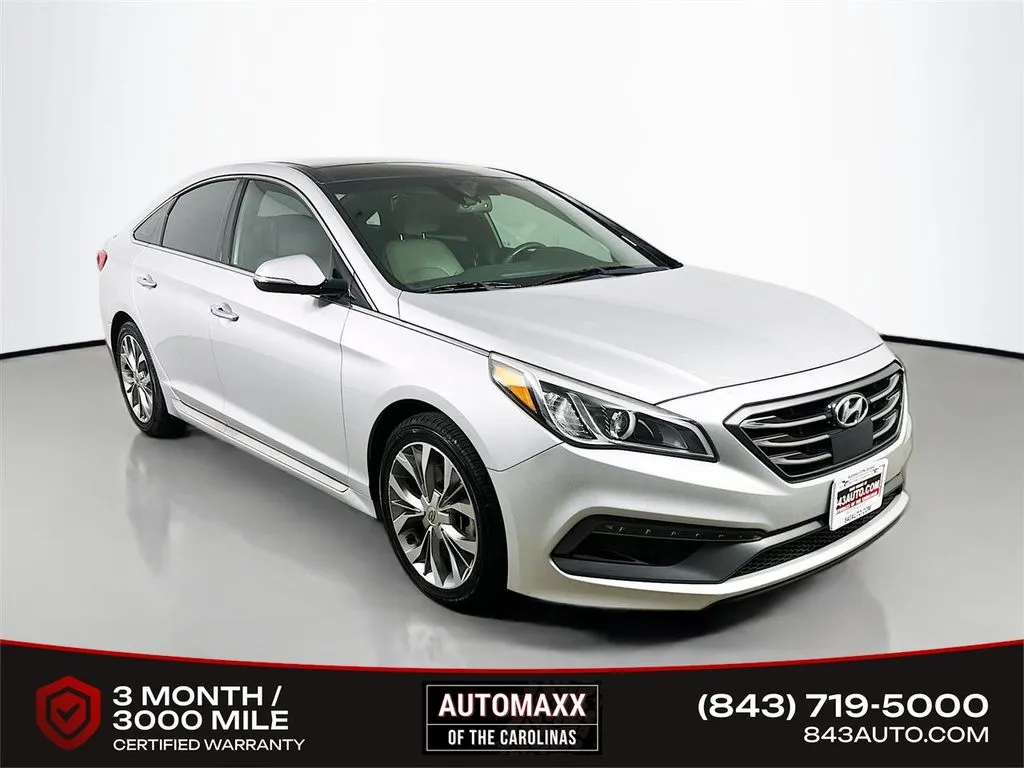 Silver 2017 Hyundai Sonata Limited for sale in Summerville, SC