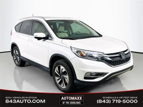 White 2015 Honda CR-V Touring for sale in Summerville, SC