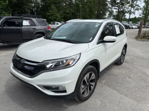 White 2015 Honda CR-V Touring for sale in Summerville, SC