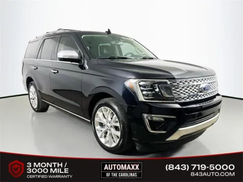 Black 2019 Ford Expedition Platinum for sale in Summerville, SC