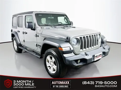 Gray 2021 Jeep Wrangler Unlimited Sport S for sale in Summerville, SC