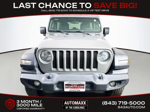Photos of 2021 Jeep Wrangler Unlimited Sport S for sale in Summerville, SC at Automaxx of the Carolinas