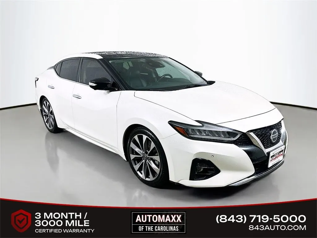 White 2022 Nissan Maxima Platinum for sale in Summerville, SC