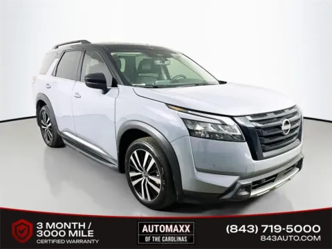 Black 2023 Nissan Pathfinder Platinum for sale in Summerville, SC