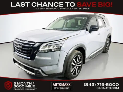 Another view of 2023 Nissan Pathfinder Platinum for sale in Summerville, SC at Automaxx of the Carolinas