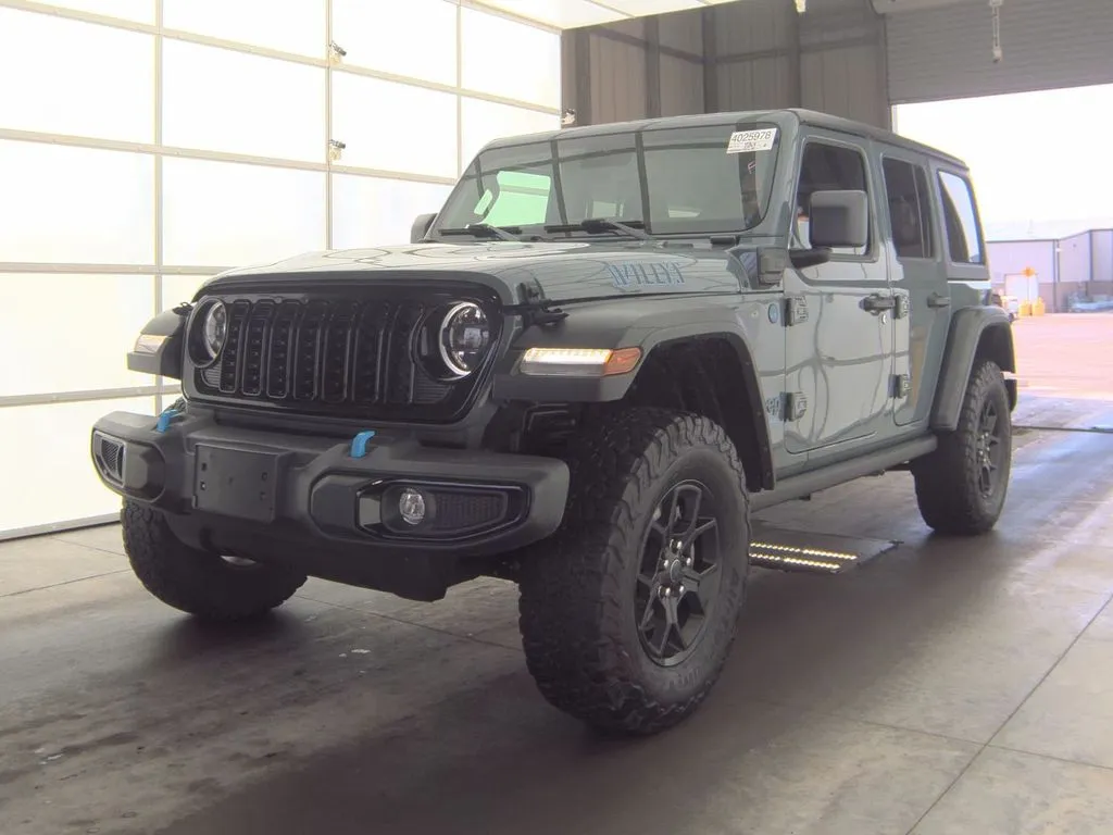 Gray 2024 Jeep Wrangler Willys 4xe for sale in Summerville, SC