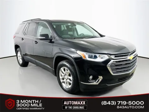Black 2021 Chevrolet Traverse LT for sale in Summerville, SC