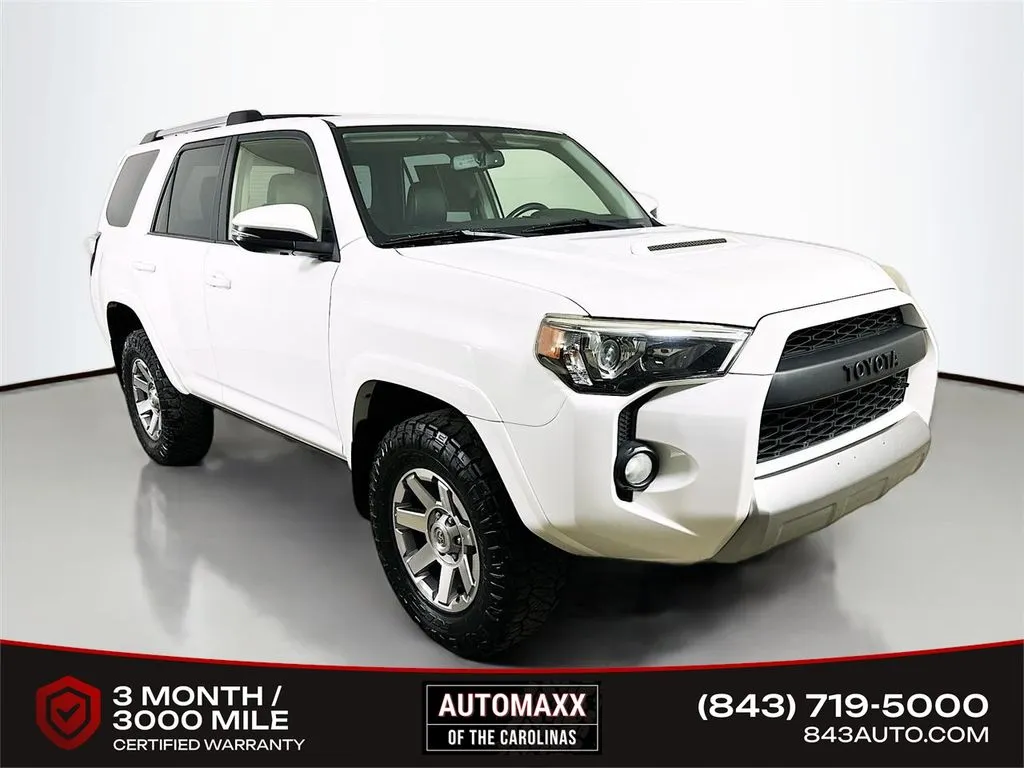 White 2016 Toyota 4Runner Trail Premium for sale in Summerville, SC