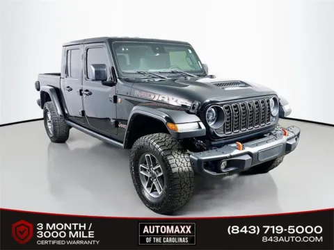 Black 2024 Jeep Gladiator Mojave for sale in Summerville, SC