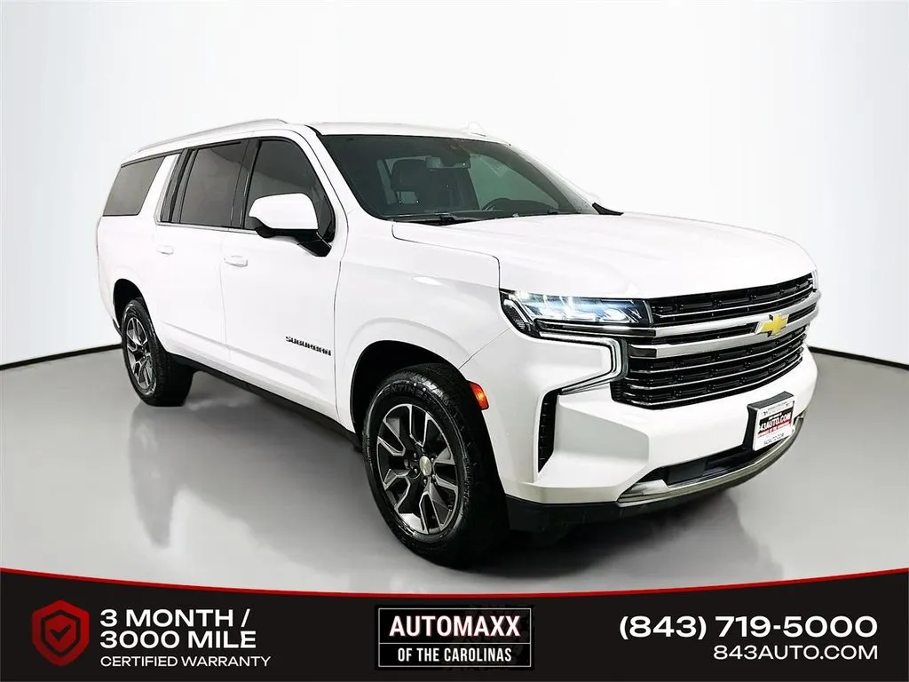 White 2021 Chevrolet Suburban LT for sale in Summerville, SC