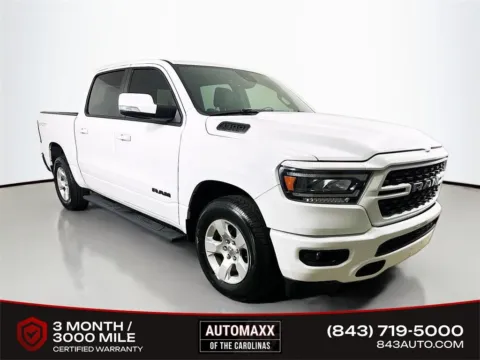 White 2022 Ram 1500 Big Horn/Lone Star for sale in Summerville, SC