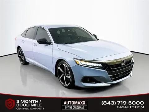 Gray 2021 Honda Accord Sport for sale in Summerville, SC