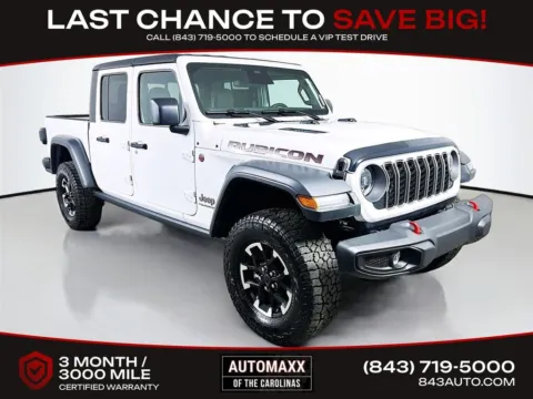 White 2026 Jeep Gladiator Rubicon for sale in Summerville, SC