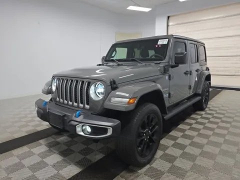 Gray 2023 Jeep Wrangler Sahara 4xe for sale in Summerville, SC