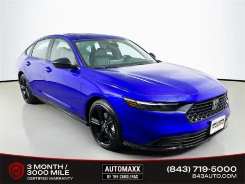 Blue 2025 Honda Accord Hybrid Sport-L for sale in Summerville, SC
