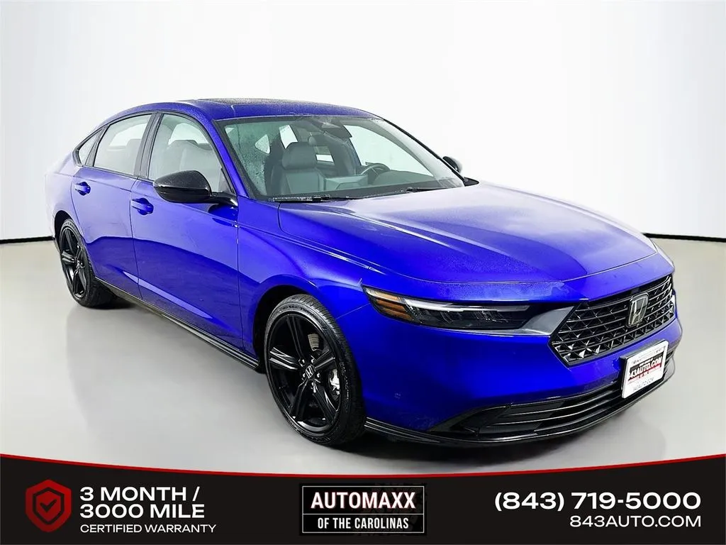 Blue 2025 Honda Accord Hybrid Sport-L for sale in Summerville, SC
