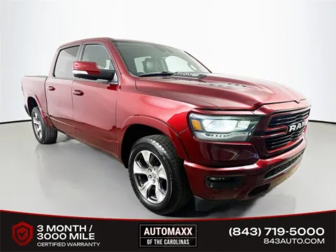 Red 2022 Ram 1500 Laramie for sale in Summerville, SC