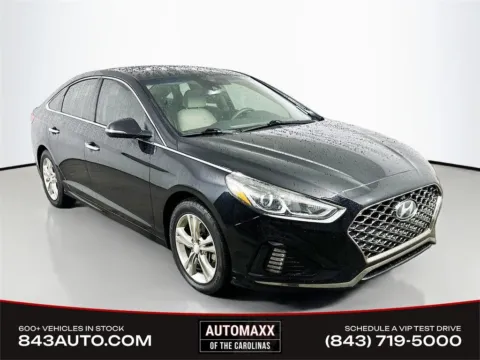 Black 2018 Hyundai Sonata SEL+ for sale in Summerville, SC