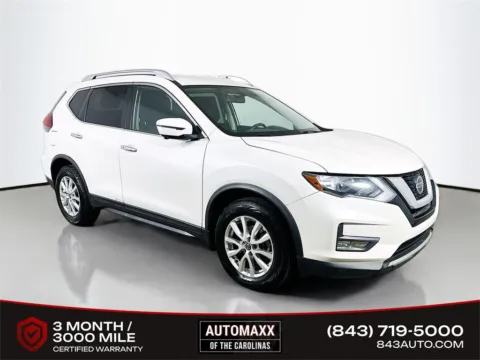 White 2018 Nissan Rogue SV for sale in Summerville, SC