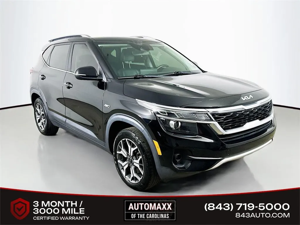 Black 2022 Kia Seltos EX for sale in Summerville, SC