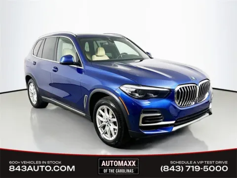 Blue 2022 BMW X5 xDrive40i for sale in Summerville, SC