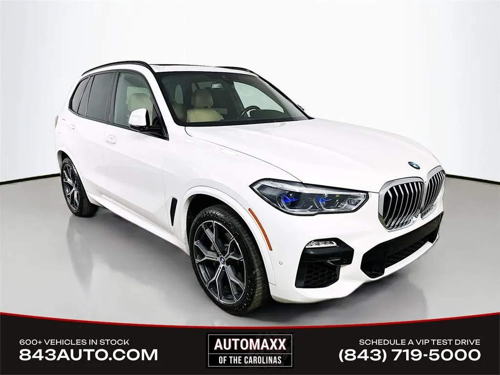 White 2021 BMW X5 xDrive40i for sale in Summerville, SC