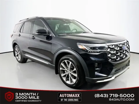 Black 2025 Ford Explorer Platinum for sale in Summerville, SC