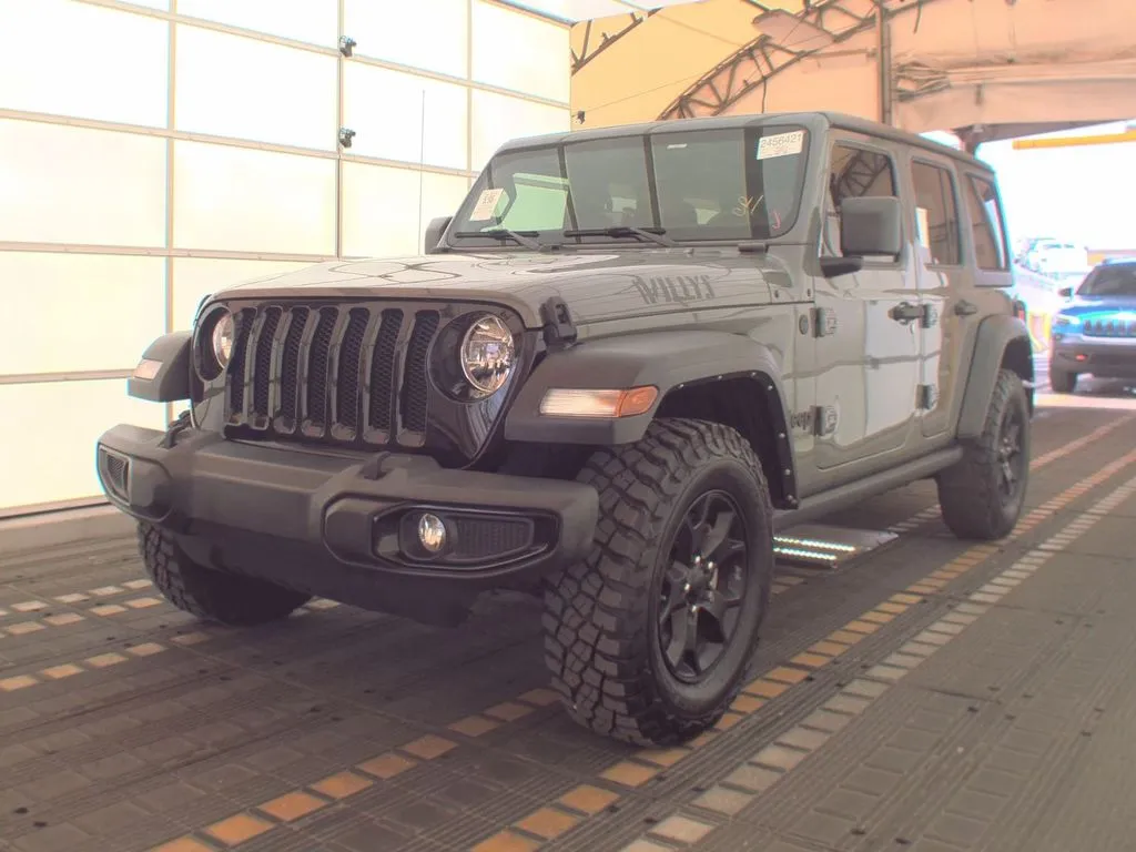 Gray 2022 Jeep Wrangler Unlimited Willys for sale in Summerville, SC